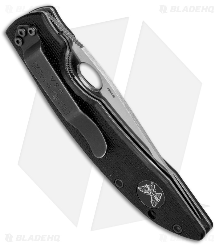 Vintage Benchmade Mini AFCK0-II 814S Liner Lock Knife (3.25" Satin Serr)
