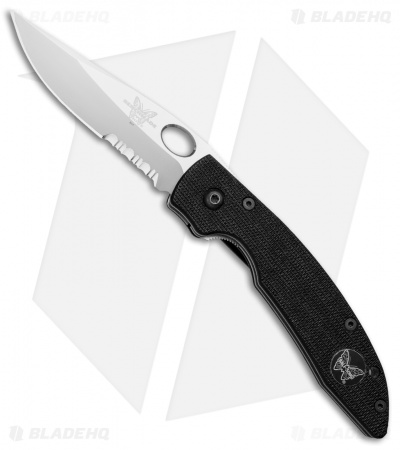 Vintage Benchmade Mini AFCK0-II 814S Liner Lock Knife (3.25" Satin Serr)