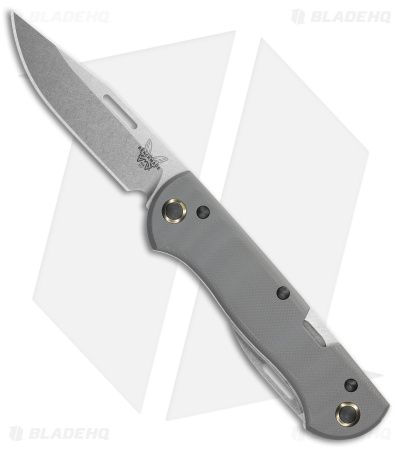 Benchmade Weekender Slip Joint Knife Cool Gray G-10 (3" SW) 317