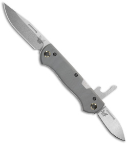 Benchmade Weekender Slip Joint Knife Cool Gray G-10 (3" SW) 317