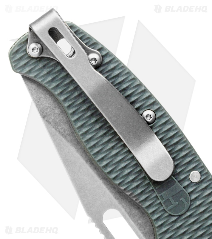 Lynch Northwest Demko Short-Deep Carry Titanium Pocket Clip (Stonewash)