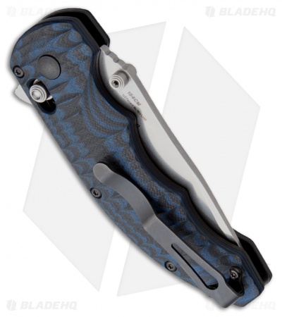 Benchmade Ball Flipper Axis Lock Knife Black/Blue G-10 (3.18" Satin) 300-1