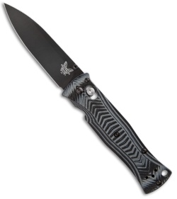 Benchmade Pardue Drop Point AXIS Lock Knife G-10 (3.25" Black) 531BK