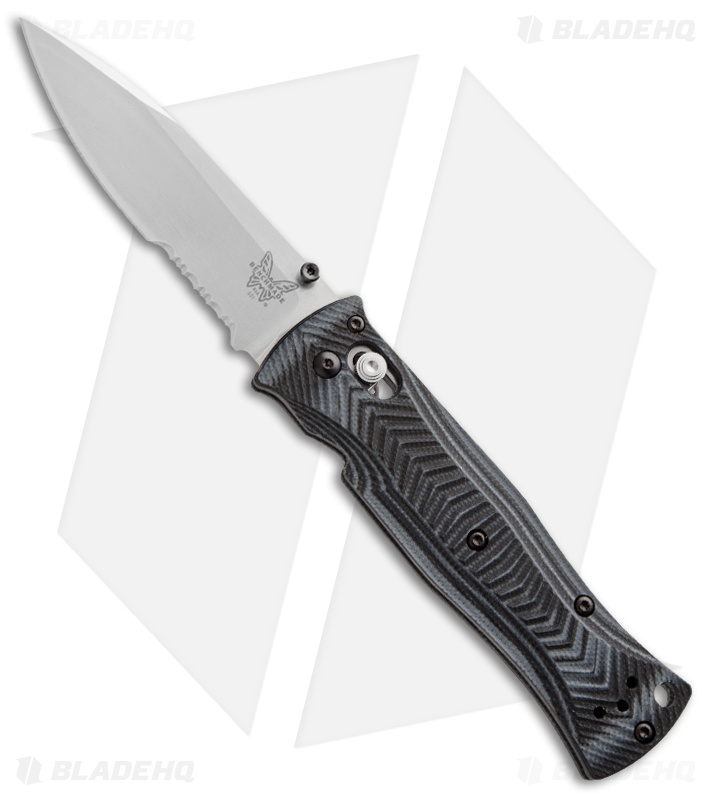 Benchmade Pardue Drop Point AXIS Lock Knife G-10 (3.25" Stonewash Serr) 531S