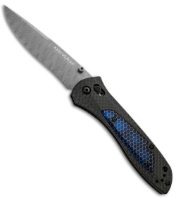 Benchmade Gold Class 710-141 Knife Carbon Fiber C-Tek (3.9" Damasteel)