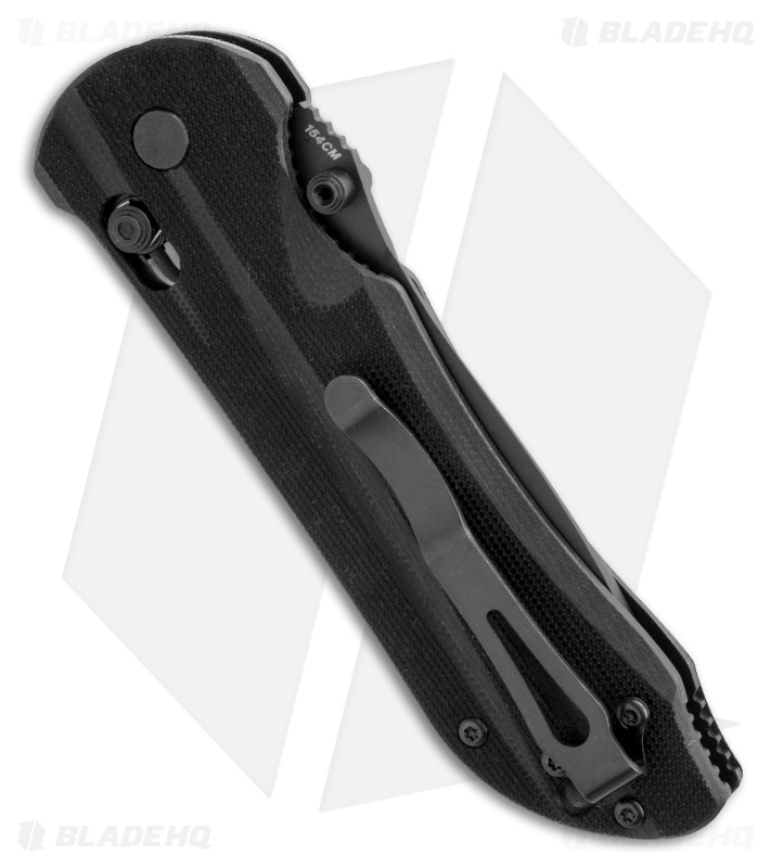 Benchmade 909BK AXIS Stryker Tanto Knife (3.57" Black) - Blade HQ