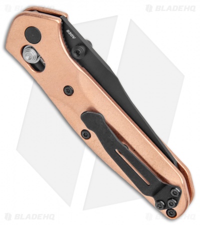 Flytanium Copper Scales + Benchmade 945 Mini Osborne Knife (2.9" Black)
