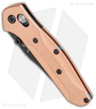 Flytanium Copper Scales + Benchmade 945 Mini Osborne Knife (2.9" Black)