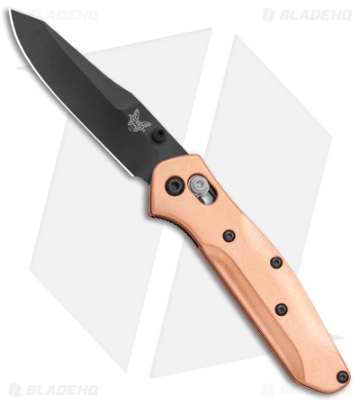 Flytanium Copper Scales + Benchmade 945 Mini Osborne Knife (2.9" Black)