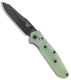 Flytanium Jade G-10 Scales + Benchmade 945 Mini Osborne Knife (2.9" Black)