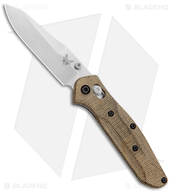 Flytanium Custom Green Micarta Scales for Benchmade Mini Osborne 945