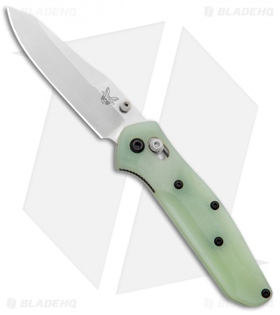 Flytanium Custom Natural Jade G-10 Scales for Benchmade Mini Osborne 945