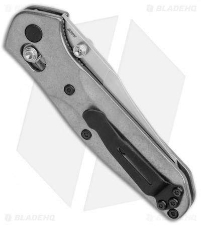 Flytanium Titanium Scales + Benchmade 945 Mini Osborne Knife (2.9" Satin)
