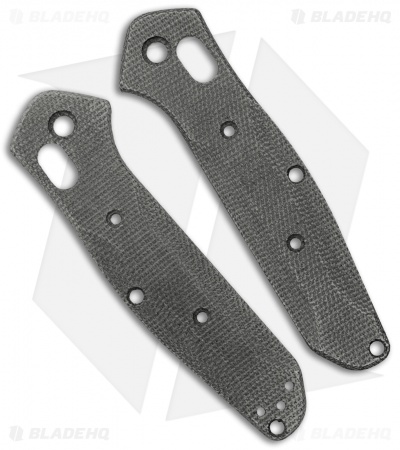 Flytanium Custom Black Micarta Scales for Benchmade Mini Osborne 945
