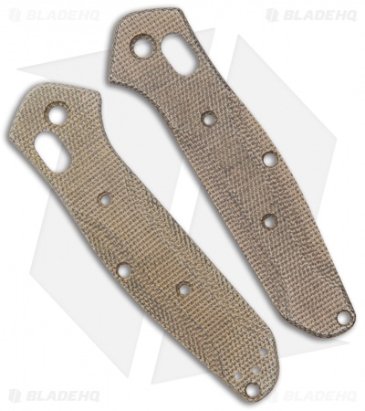 Flytanium Custom Green Micarta Scales for Benchmade Mini Osborne 945