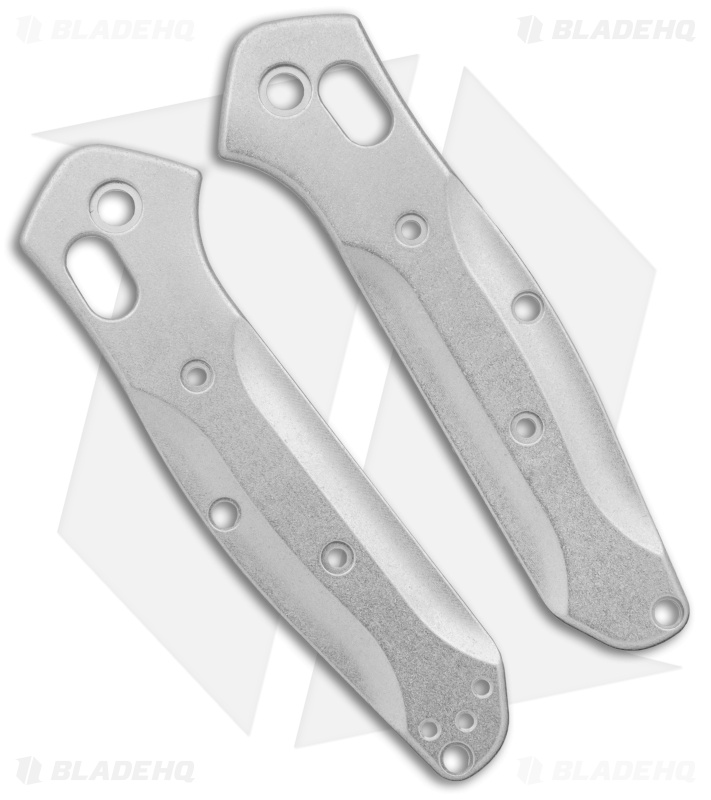 Flytanium Custom Titanium Stonewash Scales for Benchmade Mini Osborne 945