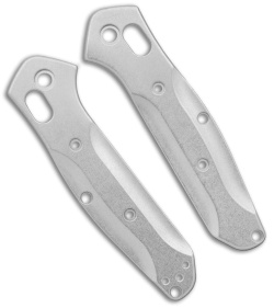 Flytanium Custom Titanium Stonewash Scales for Benchmade Mini Osborne 945