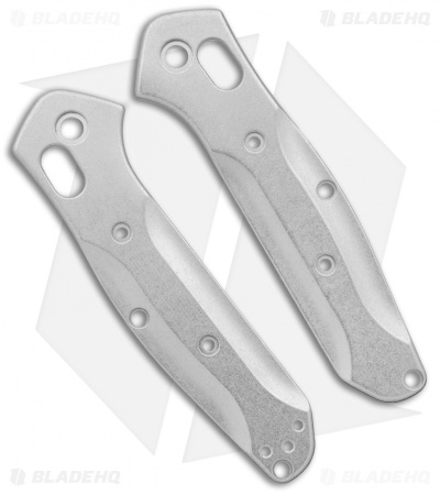 Flytanium Custom Titanium Stonewash Scales for Benchmade Mini Osborne 945