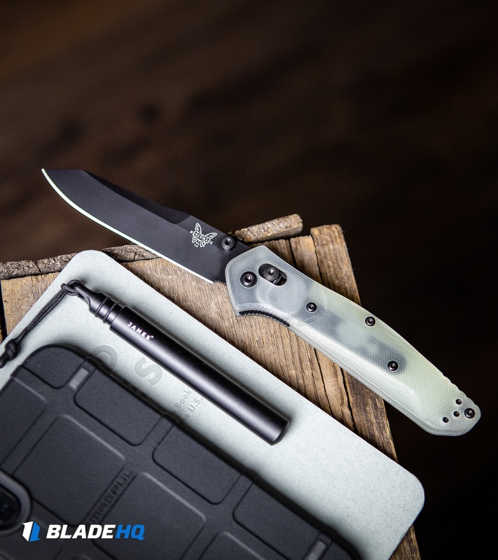Benchmade 940 Osborne Axis Lock Knife Black Revese Tanto