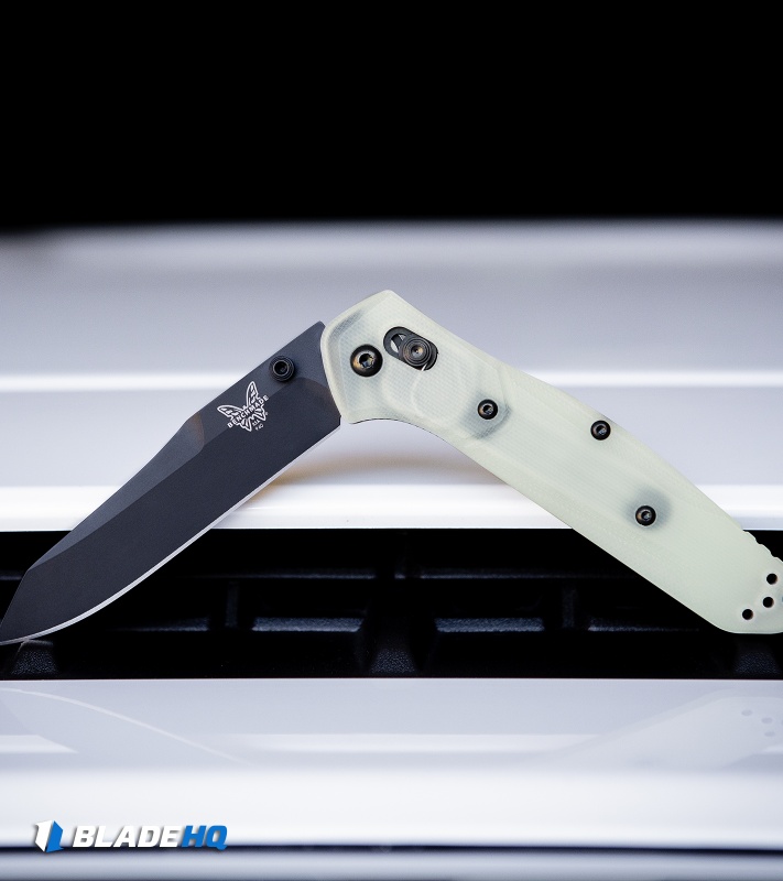 Prochainement Ouverture　白いパン Benchmade 940 Osborne Axis Lock Knife Black Revese Tanto