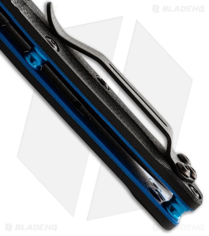 Benchmade Mini Osborne 945 Pocket Knife | Black/Blue G-10