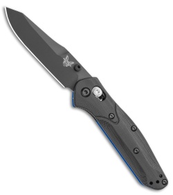 Benchmade 945BK-1 Mini Osborne AXIS Lock Knife Black G-10 (2.9" Black)