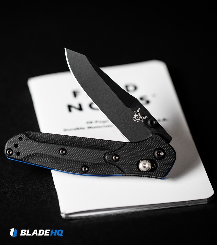 Benchmade 945BK-1 Mini Osborne AXIS Lock Knife Black G-10 (2.9" Black)
