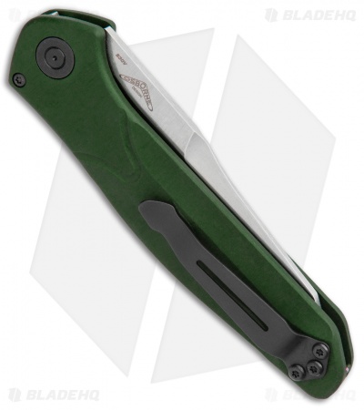 Benchmade Osborne 9400 Automatic Knife Green Aluminum (3.4" Satin)