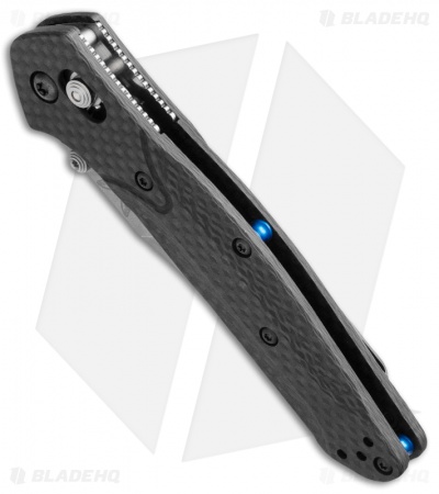 Benchmade 940S-1 Osborne AXIS Lock Knife Carbon Fiber (3.4" Stonewash Serr) S90V