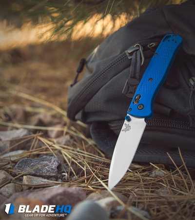  Benchmade - Bugout 535 EDC Knife with Blue Grivory