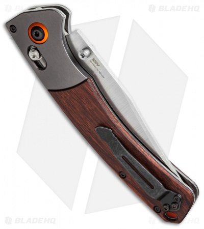 Benchmade Hunt Crooked River AXIS Lock Knife Dymondwood (4" Satin) 15080-2