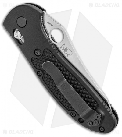 Benchmade Griptilian AXIS Lock Knife Black (3.45" Satin/Stonewash) 550-S30V