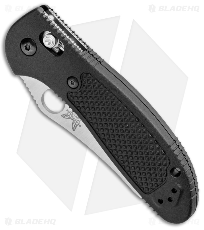 Benchmade Griptilian AXIS Lock Knife Black (3.45" Satin/Stonewash) 550-S30V