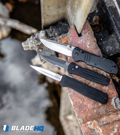 Benchmade 917 Tactical Triage Axis Lock Knife Black G-10 (3.4" Satin)