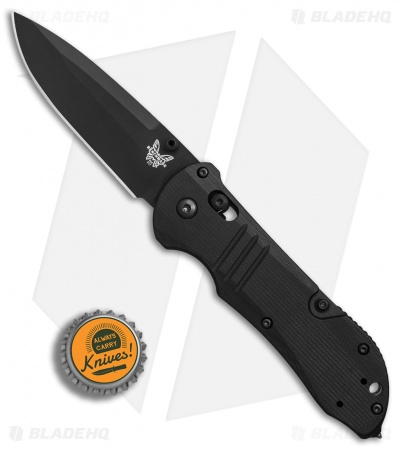 Benchmade 917BK Tactical Triage Axis Lock Knife Black G-10 (3.4" Black)