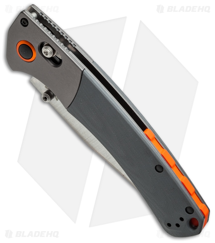 Benchmade Hunt Crooked River AXIS Lock Knife Gray G-10 (4