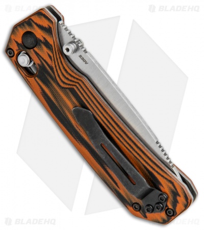 Benchmade Grizzly Creek Axis Lock Knife Orange/Black G10 (3.5" Satin) 15060-1801