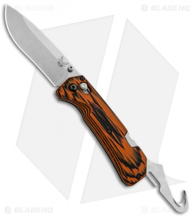 Benchmade Grizzly Creek Axis Lock Knife Orange/Black G10 (3.5" Satin) 15060-1801