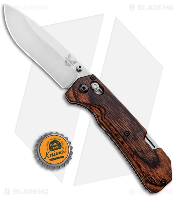 Benchmade Grizzly Creek Folder AXIS Lock Knife w/ Hook (3.5" Satin) 15060-2
