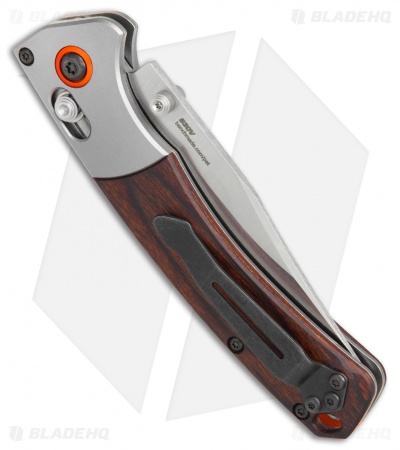 Benchmade Mini Crooked River AXIS Lock Knife Dymondwood (3.4" Satin) 15085-2
