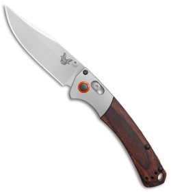 Benchmade Mini Crooked River AXIS Lock Knife Dymondwood (3.4&quot; Satin) 15085-2 | 88818