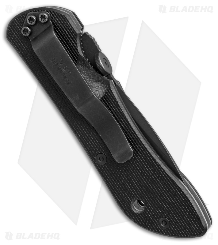 Vintage Benchmade Stryker 910BTS Liner Lock Knife (3.625" Black Serr)