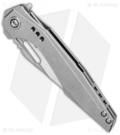 Bestech Knives Malware Frame Lock Flipper Knife Titanium (3.88" Satin) 