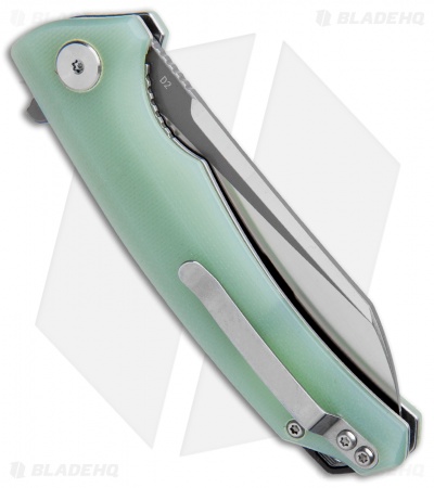 Bestech Knives Texel Liner Lock Knife Jade G-10 (3.25" Gray/Satin) BG21B-2