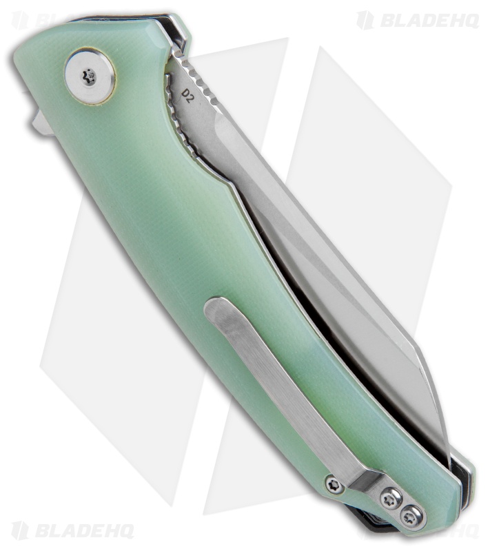 Bestech Knives Texel Liner Lock Knife Jade G-10 (3.25" SW/Satin) BG21B-1