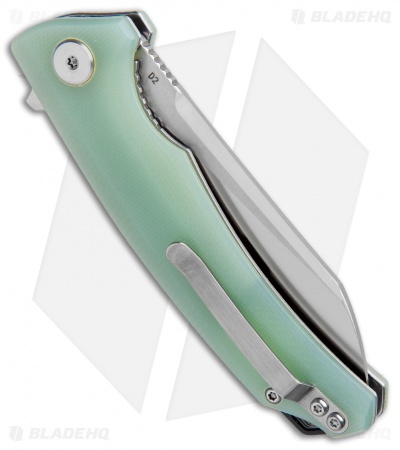 Bestech Knives Texel Liner Lock Knife Jade G-10 (3.25" SW/Satin) BG21B-1