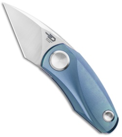 Bestech Knives Tulip Ball Lock Flipper Knife Blue Ti (1.34" SW) BT1912B