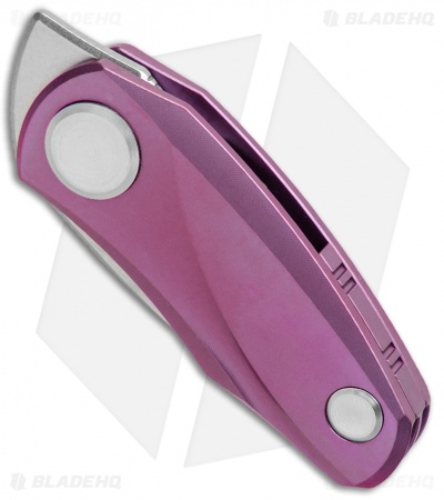 Bestech Knives Tulip Ball Lock Flipper Knife Purple Ti (1.34" SW) BT1912C