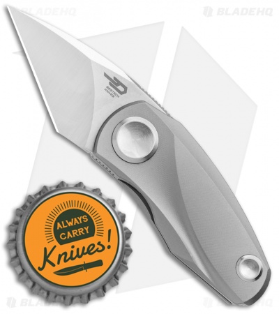 Bestech Tulip Frame Lock Knife | Gray Ti | Blade HQ