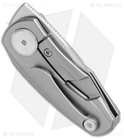 Bestech Knives Tulip Frame Lock Flipper Knife Gray Ti (1.34" SW) BT1913A